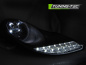 Preview: LED Tagfahrlicht Design Scheinwerfer für Porsche Boxster 986 / 911 996 96-04 chrom mit LED Blinker